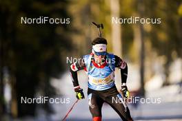 20.02.2021, Pokljuka, Slovenia (SLO): Trevor Kiers (CAN) - IBU World Championships Biathlon, relay men, Pokljuka (SLO). www.nordicfocus.com. © Thibaut/NordicFocus. Every downloaded picture is fee-liable.