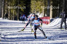 20.02.2021, Pokljuka, Slovenia (SLO): Alexandr Mukhin (KAZ) - IBU World Championships Biathlon, relay men, Pokljuka (SLO). www.nordicfocus.com. © Thibaut/NordicFocus. Every downloaded picture is fee-liable.