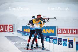 20.02.2021, Pokljuka, Slovenia (SLO): Arnd Peiffer (GER) - IBU World Championships Biathlon, relay men, Pokljuka (SLO). www.nordicfocus.com. © Manzoni/NordicFocus. Every downloaded picture is fee-liable.