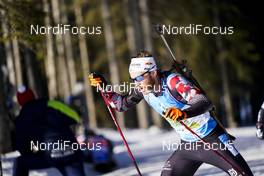 20.02.2021, Pokljuka, Slovenia (SLO): Simon Eder (AUT) - IBU World Championships Biathlon, relay men, Pokljuka (SLO). www.nordicfocus.com. © Thibaut/NordicFocus. Every downloaded picture is fee-liable.