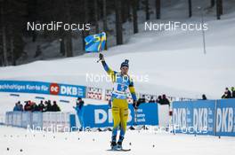 20.02.2021, Pokljuka, Slovenia (SLO): Sebastian Samuelsson (SWE) - IBU World Championships Biathlon, relay women, Pokljuka (SLO). www.nordicfocus.com. © Manzoni/NordicFocus. Every downloaded picture is fee-liable.