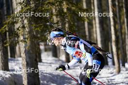 20.02.2021, Pokljuka, Slovenia (SLO): Rene Zahkna (EST) - IBU World Championships Biathlon, relay men, Pokljuka (SLO). www.nordicfocus.com. © Thibaut/NordicFocus. Every downloaded picture is fee-liable.