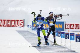 20.02.2021, Pokljuka, Slovenia (SLO): Maksim Varabei (BLR) - IBU World Championships Biathlon, relay men, Pokljuka (SLO). www.nordicfocus.com. © Manzoni/NordicFocus. Every downloaded picture is fee-liable.
