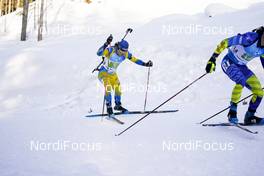 20.02.2021, Pokljuka, Slovenia (SLO): Jesper Nelin (SWE) - IBU World Championships Biathlon, relay men, Pokljuka (SLO). www.nordicfocus.com. © Thibaut/NordicFocus. Every downloaded picture is fee-liable.