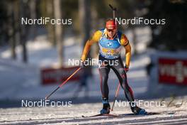 20.02.2021, Pokljuka, Slovenia (SLO): Arnd Peiffer (GER) - IBU World Championships Biathlon, relay men, Pokljuka (SLO). www.nordicfocus.com. © Thibaut/NordicFocus. Every downloaded picture is fee-liable.