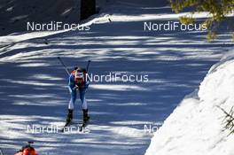 20.02.2021, Pokljuka, Slovenia (SLO): Mari Eder (FIN) - IBU World Championships Biathlon, relay women, Pokljuka (SLO). www.nordicfocus.com. © Manzoni/NordicFocus. Every downloaded picture is fee-liable.