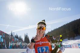 20.02.2021, Pokljuka, Slovenia (SLO): Deedra Irwin (USA) - IBU World Championships Biathlon, relay women, Pokljuka (SLO). www.nordicfocus.com. © Manzoni/NordicFocus. Every downloaded picture is fee-liable.