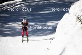 20.02.2021, Pokljuka, Slovenia (SLO): Tiril Eckhoff (NOR) - IBU World Championships Biathlon, relay women, Pokljuka (SLO). www.nordicfocus.com. © Manzoni/NordicFocus. Every downloaded picture is fee-liable.