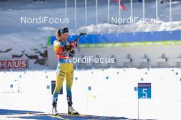 20.02.2021, Pokljuka, Slovenia (SLO): Hanna Oeberg (SWE) - IBU World Championships Biathlon, relay women, Pokljuka (SLO). www.nordicfocus.com. © Manzoni/NordicFocus. Every downloaded picture is fee-liable.