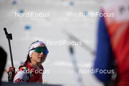 20.02.2021, Pokljuka, Slovenia (SLO): Monika Hojnisz-Starega (POL) - IBU World Championships Biathlon, relay women, Pokljuka (SLO). www.nordicfocus.com. © Manzoni/NordicFocus. Every downloaded picture is fee-liable.