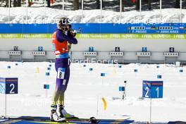 20.02.2021, Pokljuka, Slovenia (SLO): Olena Pidhrushna (UKR) - IBU World Championships Biathlon, relay women, Pokljuka (SLO). www.nordicfocus.com. © Manzoni/NordicFocus. Every downloaded picture is fee-liable.