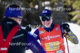 20.02.2021, Pokljuka, Slovenia (SLO): Darya Blashko (UKR) - IBU World Championships Biathlon, relay women, Pokljuka (SLO). www.nordicfocus.com. © Manzoni/NordicFocus. Every downloaded picture is fee-liable.