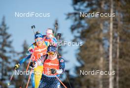 20.02.2021, Pokljuka, Slovenia (SLO): Susan Dunklee (USA) - IBU World Championships Biathlon, relay women, Pokljuka (SLO). www.nordicfocus.com. © Manzoni/NordicFocus. Every downloaded picture is fee-liable.