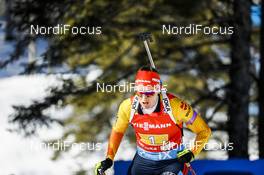 20.02.2021, Pokljuka, Slovenia (SLO): Denise Herrmann (GER) - IBU World Championships Biathlon, relay women, Pokljuka (SLO). www.nordicfocus.com. © Manzoni/NordicFocus. Every downloaded picture is fee-liable.