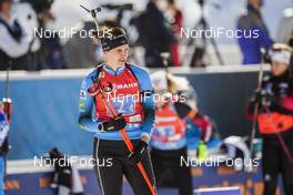 20.02.2021, Pokljuka, Slovenia (SLO): Julia Simon (FRA) - IBU World Championships Biathlon, relay women, Pokljuka (SLO). www.nordicfocus.com. © Thibaut/NordicFocus. Every downloaded picture is fee-liable.