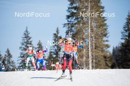 20.02.2021, Pokljuka, Slovenia (SLO): Ingrid Landmark Tandrevold (NOR) - IBU World Championships Biathlon, relay women, Pokljuka (SLO). www.nordicfocus.com. © Manzoni/NordicFocus. Every downloaded picture is fee-liable.