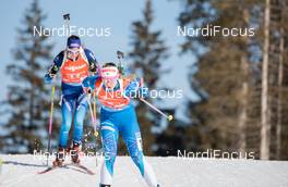20.02.2021, Pokljuka, Slovenia (SLO): Suvi Minkkinen (FIN) - IBU World Championships Biathlon, relay women, Pokljuka (SLO). www.nordicfocus.com. © Manzoni/NordicFocus. Every downloaded picture is fee-liable.