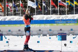 20.02.2021, Pokljuka, Slovenia (SLO): Marte Olsbu Roeiseland (NOR) - IBU World Championships Biathlon, relay women, Pokljuka (SLO). www.nordicfocus.com. © Manzoni/NordicFocus. Every downloaded picture is fee-liable.