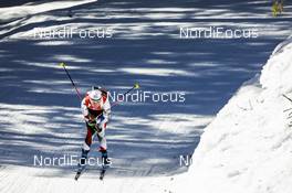 20.02.2021, Pokljuka, Slovenia (SLO): Eva Puskarcikova (CZE) - IBU World Championships Biathlon, relay women, Pokljuka (SLO). www.nordicfocus.com. © Manzoni/NordicFocus. Every downloaded picture is fee-liable.