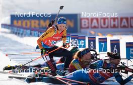 20.02.2021, Pokljuka, Slovenia (SLO): Franziska Preuss (GER) - IBU World Championships Biathlon, relay women, Pokljuka (SLO). www.nordicfocus.com. © Manzoni/NordicFocus. Every downloaded picture is fee-liable.