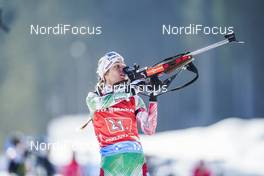 20.02.2021, Pokljuka, Slovenia (SLO): Milena Todorova (BUL) - IBU World Championships Biathlon, relay women, Pokljuka (SLO). www.nordicfocus.com. © Thibaut/NordicFocus. Every downloaded picture is fee-liable.