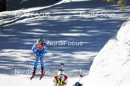 20.02.2021, Pokljuka, Slovenia (SLO): Michela Carrara (ITA) - IBU World Championships Biathlon, relay women, Pokljuka (SLO). www.nordicfocus.com. © Manzoni/NordicFocus. Every downloaded picture is fee-liable.
