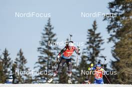20.02.2021, Pokljuka, Slovenia (SLO): Dunja Zdouc (AUT) - IBU World Championships Biathlon, relay women, Pokljuka (SLO). www.nordicfocus.com. © Manzoni/NordicFocus. Every downloaded picture is fee-liable.