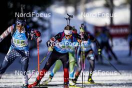 18.02.2021, Pokljuka, Slovenia (SLO): Emma Lunder (CAN) - IBU World Championships Biathlon, single mixed relay, Pokljuka (SLO). www.nordicfocus.com. © Thibaut/NordicFocus. Every downloaded picture is fee-liable.
