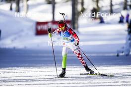 18.02.2021, Pokljuka, Slovenia (SLO): Anika Kozica (CRO) - IBU World Championships Biathlon, single mixed relay, Pokljuka (SLO). www.nordicfocus.com. © Thibaut/NordicFocus. Every downloaded picture is fee-liable.