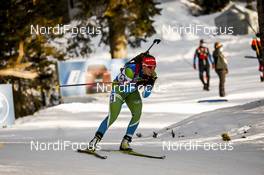 18.02.2021, Pokljuka, Slovenia (SLO): Polona Klemencic (SLO) - IBU World Championships Biathlon, single mixed relay, Pokljuka (SLO). www.nordicfocus.com. © Manzoni/NordicFocus. Every downloaded picture is fee-liable.