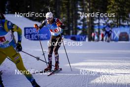 18.02.2021, Pokljuka, Slovenia (SLO): Simon Eder (AUT) - IBU World Championships Biathlon, single mixed relay, Pokljuka (SLO). www.nordicfocus.com. © Thibaut/NordicFocus. Every downloaded picture is fee-liable.