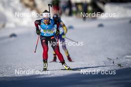 18.02.2021, Pokljuka, Slovenia (SLO): Tiril Eckhoff (NOR) - IBU World Championships Biathlon, single mixed relay, Pokljuka (SLO). www.nordicfocus.com. © Thibaut/NordicFocus. Every downloaded picture is fee-liable.