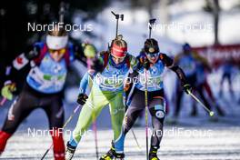 18.02.2021, Pokljuka, Slovenia (SLO): Polona Klemencic (SLO) - IBU World Championships Biathlon, single mixed relay, Pokljuka (SLO). www.nordicfocus.com. © Thibaut/NordicFocus. Every downloaded picture is fee-liable.