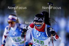 18.02.2021, Pokljuka, Slovenia (SLO): Fuyuko Tachizaki (JPN) - IBU World Championships Biathlon, single mixed relay, Pokljuka (SLO). www.nordicfocus.com. © Thibaut/NordicFocus. Every downloaded picture is fee-liable.