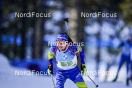 18.02.2021, Pokljuka, Slovenia (SLO): Iryna Kryuko (BLR) - IBU World Championships Biathlon, single mixed relay, Pokljuka (SLO). www.nordicfocus.com. © Thibaut/NordicFocus. Every downloaded picture is fee-liable.