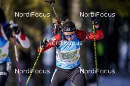 18.02.2021, Pokljuka, Slovenia (SLO): Ekaterina Avvakumova (KOR) - IBU World Championships Biathlon, single mixed relay, Pokljuka (SLO). www.nordicfocus.com. © Thibaut/NordicFocus. Every downloaded picture is fee-liable.