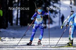 18.02.2021, Pokljuka, Slovenia (SLO): Alla Ghilenko (MDA) - IBU World Championships Biathlon, single mixed relay, Pokljuka (SLO). www.nordicfocus.com. © Thibaut/NordicFocus. Every downloaded picture is fee-liable.