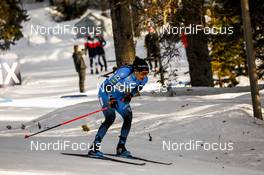18.02.2021, Pokljuka, Slovenia (SLO): Julia Simon (FRA) - IBU World Championships Biathlon, single mixed relay, Pokljuka (SLO). www.nordicfocus.com. © Manzoni/NordicFocus. Every downloaded picture is fee-liable.