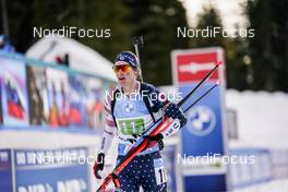 18.02.2021, Pokljuka, Slovenia (SLO): Clare Egan (USA) - IBU World Championships Biathlon, single mixed relay, Pokljuka (SLO). www.nordicfocus.com. © Thibaut/NordicFocus. Every downloaded picture is fee-liable.