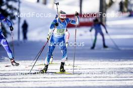 18.02.2021, Pokljuka, Slovenia (SLO): Mari Eder (FIN) - IBU World Championships Biathlon, single mixed relay, Pokljuka (SLO). www.nordicfocus.com. © Thibaut/NordicFocus. Every downloaded picture is fee-liable.
