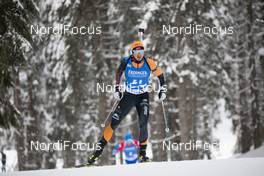 12.02.2021, Pokljuka, Slovenia (SLO): Andrejs Rastorgujevs (LAT) - IBU World Championships Biathlon, sprint men, Pokljuka (SLO). www.nordicfocus.com. © Manzoni/NordicFocus. Every downloaded picture is fee-liable.