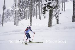 12.02.2021, Pokljuka, Slovenia (SLO): Sean Doherty (USA) - IBU World Championships Biathlon, sprint men, Pokljuka (SLO). www.nordicfocus.com. © Thibaut/NordicFocus. Every downloaded picture is fee-liable.