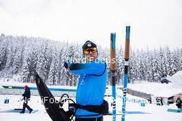 12.02.2021, Pokljuka, Slovenia (SLO): Antonin Guigonnat (FRA) - IBU World Championships Biathlon, sprint men, Pokljuka (SLO). www.nordicfocus.com. © Manzoni/NordicFocus. Every downloaded picture is fee-liable.
