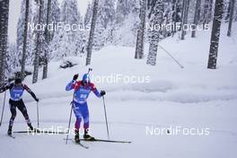 12.02.2021, Pokljuka, Slovenia (SLO): Said Karimulla Khalili (RBU) - IBU World Championships Biathlon, sprint men, Pokljuka (SLO). www.nordicfocus.com. © Thibaut/NordicFocus. Every downloaded picture is fee-liable.