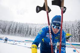 12.02.2021, Pokljuka, Slovenia (SLO): Sebastian Samuelsson (SWE) - IBU World Championships Biathlon, sprint men, Pokljuka (SLO). www.nordicfocus.com. © Manzoni/NordicFocus. Every downloaded picture is fee-liable.