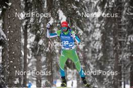12.02.2021, Pokljuka, Slovenia (SLO): Jakov Fak (SLO) - IBU World Championships Biathlon, sprint men, Pokljuka (SLO). www.nordicfocus.com. © Manzoni/NordicFocus. Every downloaded picture is fee-liable.