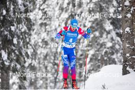 12.02.2021, Pokljuka, Slovenia (SLO): Matvey Eliseev (RBU) - IBU World Championships Biathlon, sprint men, Pokljuka (SLO). www.nordicfocus.com. © Manzoni/NordicFocus. Every downloaded picture is fee-liable.