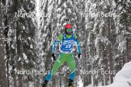 12.02.2021, Pokljuka, Slovenia (SLO): Jakov Fak (SLO) - IBU World Championships Biathlon, sprint men, Pokljuka (SLO). www.nordicfocus.com. © Manzoni/NordicFocus. Every downloaded picture is fee-liable.