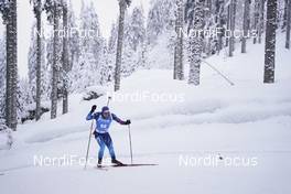 12.02.2021, Pokljuka, Slovenia (SLO): Martin Jaeger (SUI) - IBU World Championships Biathlon, sprint men, Pokljuka (SLO). www.nordicfocus.com. © Thibaut/NordicFocus. Every downloaded picture is fee-liable.
