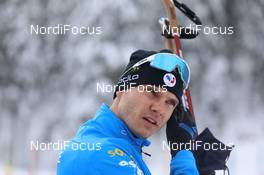 12.02.2021, Pokljuka, Slovenia (SLO): Emilien Jacquelin (FRA) - IBU World Championships Biathlon, sprint men, Pokljuka (SLO). www.nordicfocus.com. © Thibaut/NordicFocus. Every downloaded picture is fee-liable.